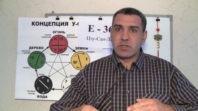 Точка E36 Цзу-Сан-Ли и все 12 ть меридианов. смотреть онлайн