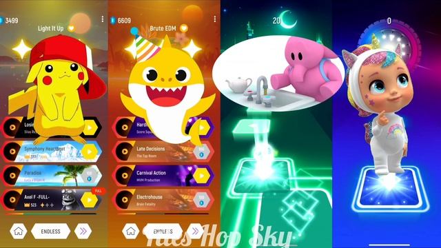 Pikachu ? Baby Shark ? Pocoyo ? Cocomelon ? Who Will Win? смотреть онлайн