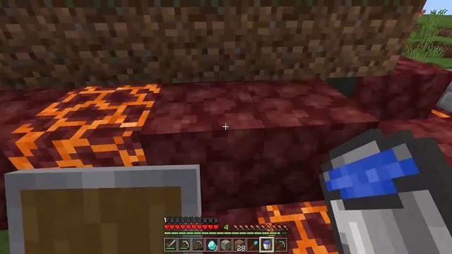 Minecraft trial New update: Find and fix ruined Nether Portal(very near) смотреть онлайн