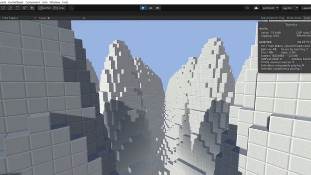 Voxel Engine Flythrough 586m Voxels смотреть онлайн