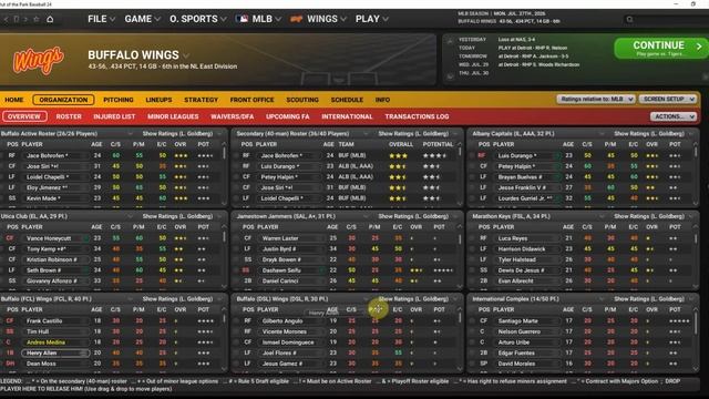 Out of the Park Baseball 24 - Baseball in Buffalo (Ep 11) - Battling to Stay Relevant смотреть онлайн