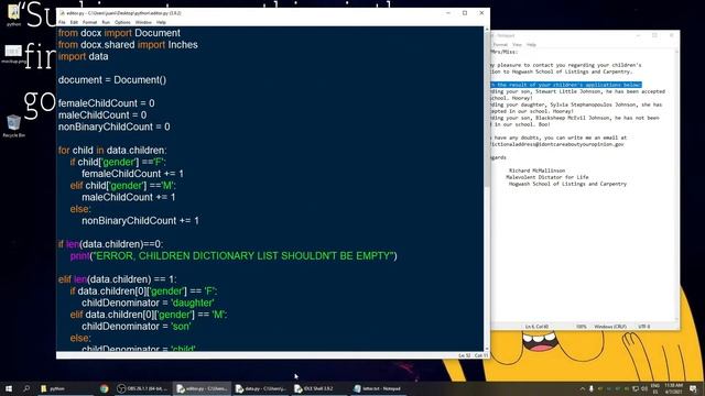 Document Generator #2: dictionaries смотреть онлайн