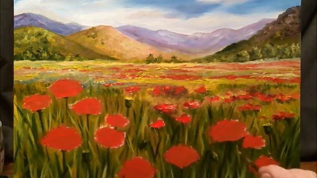 Поле с маками. Масло. Часть 2 смотреть онлайн