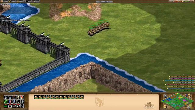 All directions | CBA Original 4v4 - Huns | Age of Empires 2 HD Custom Scenario смотреть онлайн