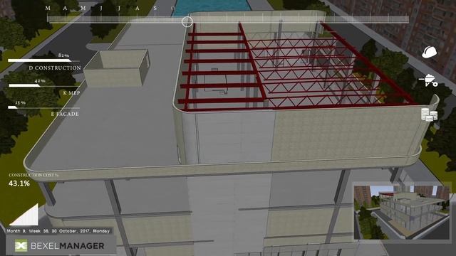 5D BIM Construction simulation - BEXEL Manager смотреть онлайн