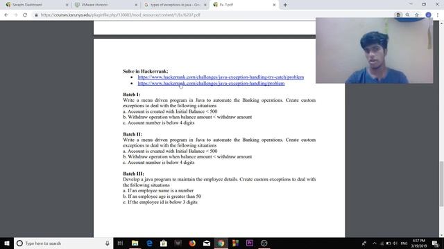 exception handling in java смотреть онлайн