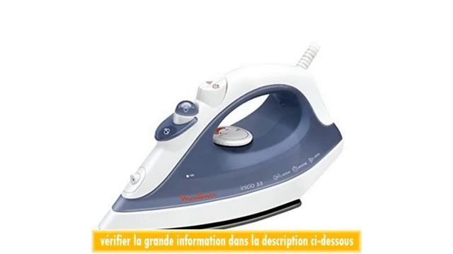 Moulinex IM1233E0 Fer Vapeur Inicio Fonction Pressing Cordon XL Tige AntiCalcaire Violet Inox смотреть онлайн