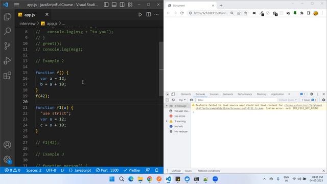 What is Use Strict Mode in Advanced JavaScript in Hindi смотреть онлайн