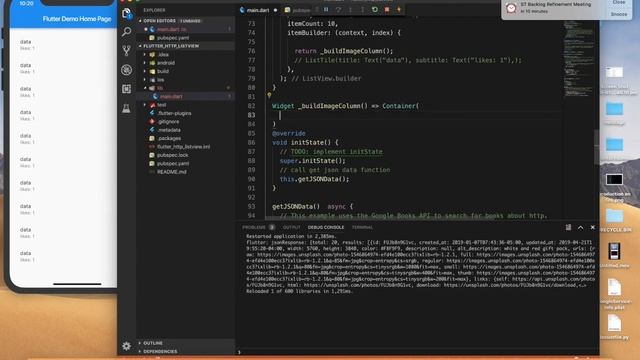 Flutter Tutorial Part 4: Http Fetch data and parse JSON with ListView (Speed x1.25 is better) смотреть онлайн