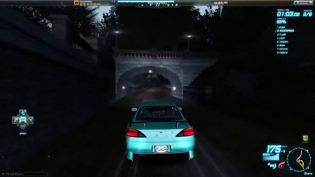 NFS World: Nissan Silvia S15 - Construction Route Reverse смотреть онлайн