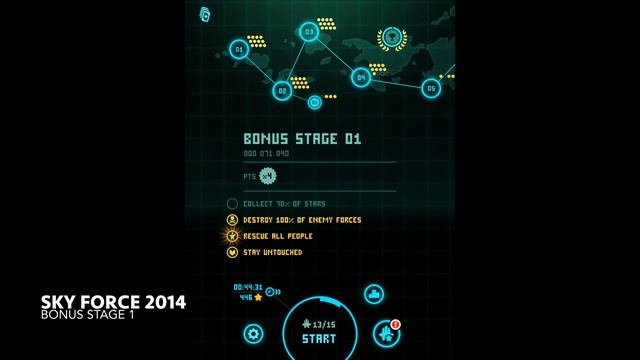 Sky Force 2014: Bonus Stage 1 - Walkthrough on iPad смотреть онлайн
