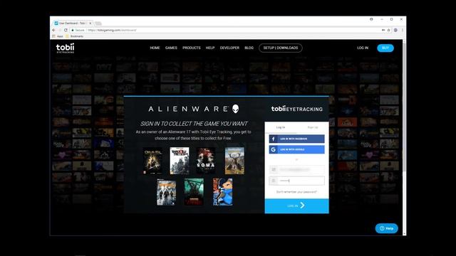 Alienware 17 R4: Collect Game Keys with Tobii Eye Tracking смотреть онлайн