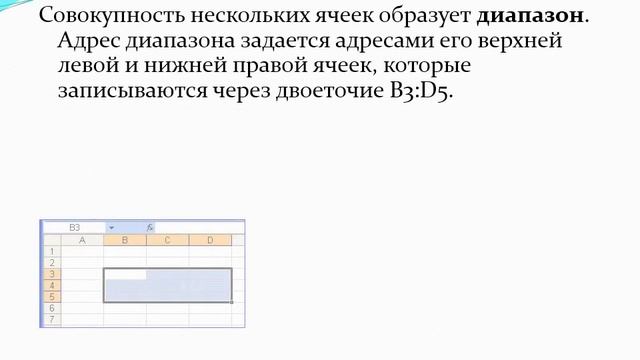 Понятие электронной таблицы смотреть онлайн