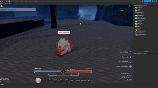 Roblox (PM) Project Mugetsu Volcan ? 2 Mouv Showcase смотреть онлайн