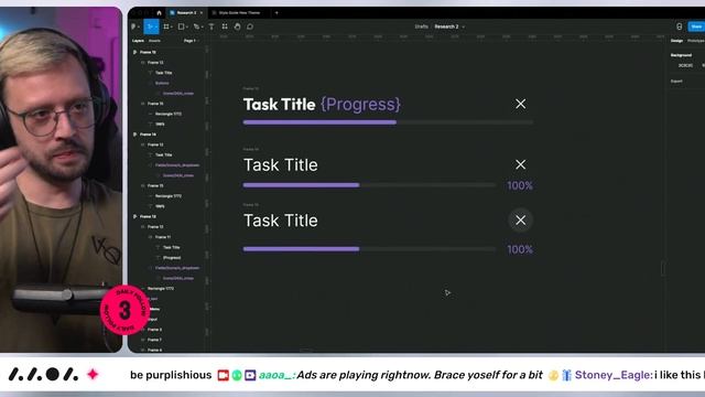 [Aug 10, 2022] Let's compare some UI ? and then help everyone | Figma, OBS and Design help смотреть онлайн