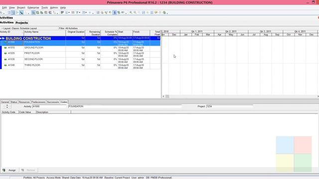 HOW TO USE ACTIVITY CODES IN ORACLE PRIMAVERA P6 смотреть онлайн