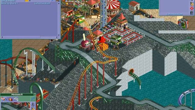 Rollercoaster Tycoon Loopy Landscapes #17 (Volcania: Racing the ridge) смотреть онлайн