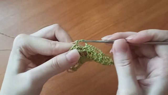 Round CROCHET MOTIF with picot / КРУГЛЫЙ ажурный МОТИВ крючком