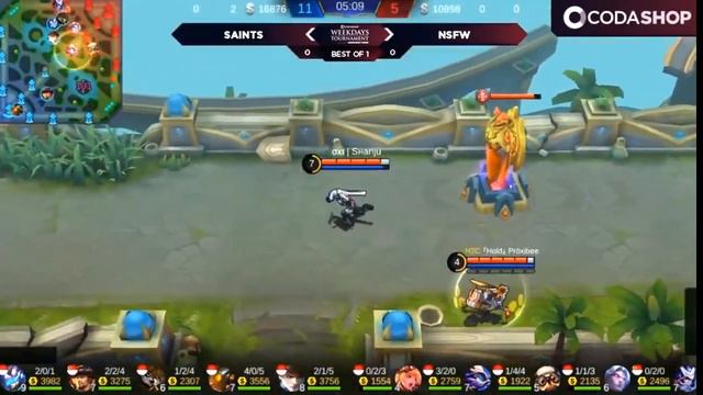 SAINTS INDO VS NSFW Well Play Weekdays Tournament Mobile Legend смотреть онлайн