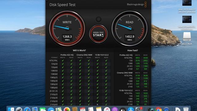Samsung Evo Plus 250gb On Macbook Pro Mid 2014  Speed Test