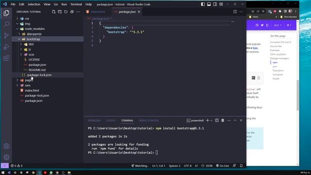 Comenzando proyecto de Desarrollo Web! (Estructura de archivos + SCSS + GIT + GITHUB + BOOTSTRAP) смотреть онлайн