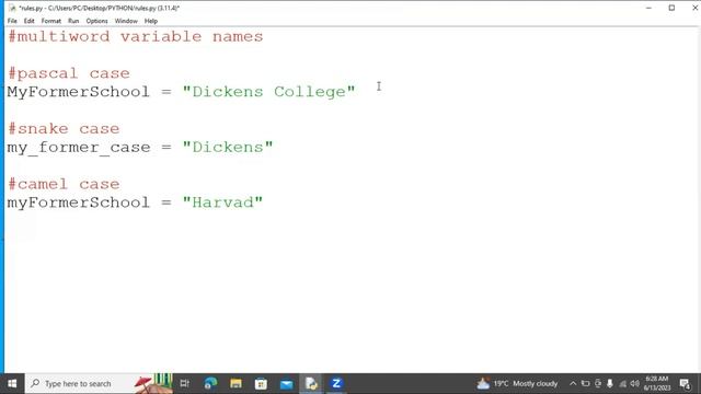 Day4:- Python Variables смотреть онлайн