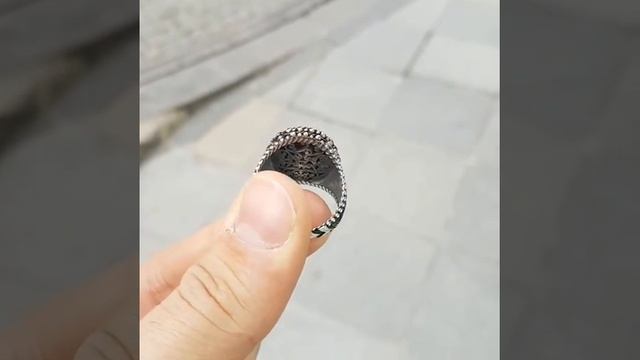 Перстень безмятежного моря с микро цирконием черный уникальный авторский смотреть онлайн