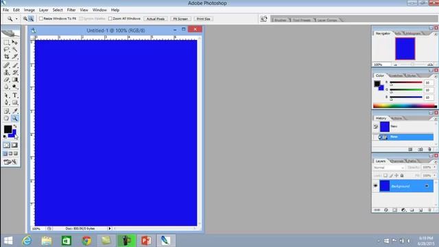 How to Open new file in Photoshop -02 смотреть онлайн