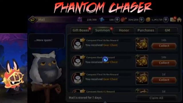 Phantom Chaser - 3 Rings 30 Gear Chests смотреть онлайн