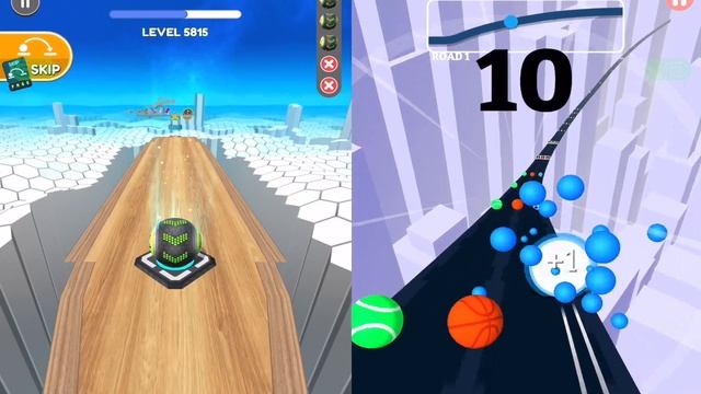 Going Balls, Sky Rolling Ball 3D, Color Road All Levels Android IOS Gameplay Walkthrough