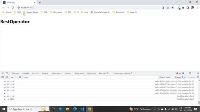 Part-26: Rest Operator or Rest Parameters uses in react js. #like #share #subscribe #viral #reactjs смотреть онлайн