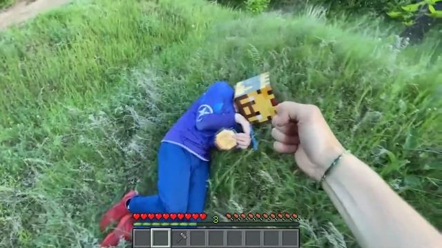Minecraft in Real Life POV HOW TO BUILD - Realistic Minecraft Texture Pack Animation смотреть онлайн
