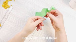 Цветок мимоза из бумаги своими руками на 8 марта | Tutorial Easy Paper Mimosa Flower DIY
