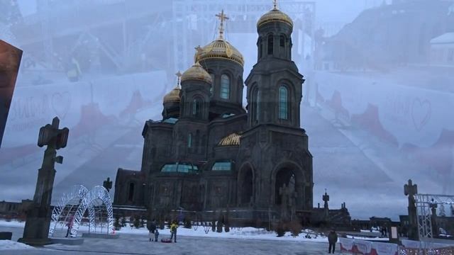 Фестиваль "Наша зима 2023" в парке Патриот. Хаски, горки, паровозик, большая арка и бесплатный като смотреть онлайн