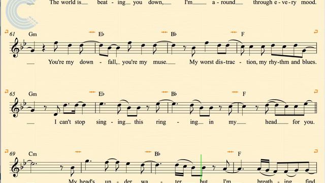 Trumpet - All of Me - John Legend - Sheet Music, Chords, & Vocals смотреть онлайн