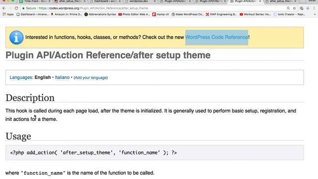 WordPress Hook Actions after setup theme Part-10 Example смотреть онлайн