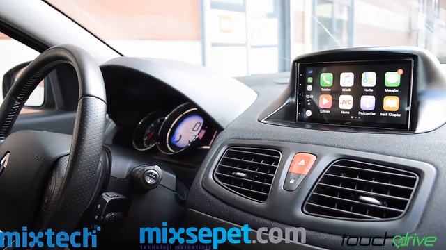 Renault Megane 3 Carplay Androidauto Tanıtımı (JVC KW-M741) смотреть онлайн
