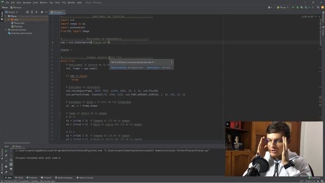DETECCION Y RECONOCIMIENTO DE PLACAS EN TIEMPO REAL | Python OpenCV смотреть онлайн