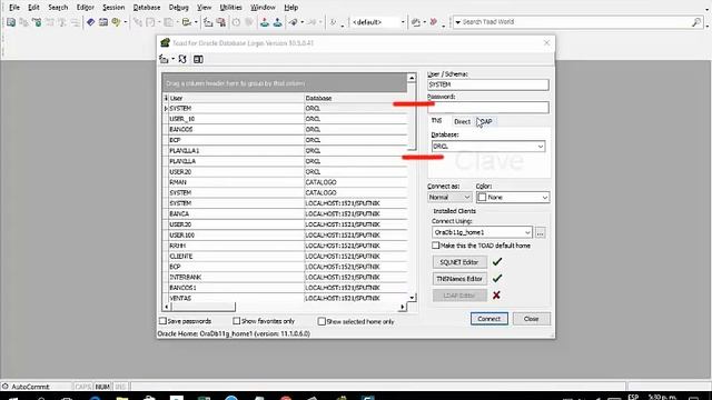 Prueba de correcta operatividad de Oracle desde el Toad смотреть онлайн