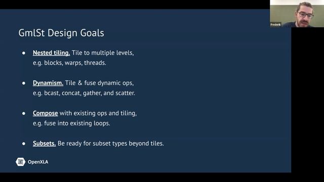 XLA Open Meeting 2022-10-18: StableHLO compatibility, Tiling code generation, and Cuda Graph suppor смотреть онлайн