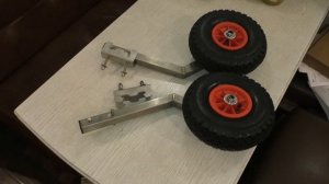 Быстросъемные транцевые колеса для лодки ПВХ ТК 150Н