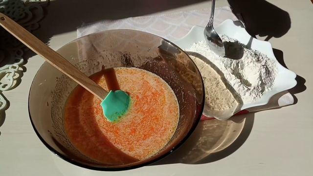 Морковно-Апельсиновый кекс.Мягкий,пышный,невероятно ароматный! смотреть онлайн