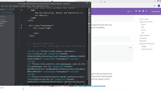 Learn How to use Bootstrap Navbar and Pagination to make our website Responsive and Attractive смотреть онлайн