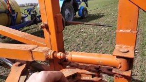 гидравлическое раскладывание  крыльев опрыскивателя оп 2000 для подписчика