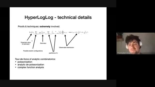 [04.11.2020] Przemek Uznański - Cardinality estimation using Gumbel distribution. смотреть онлайн