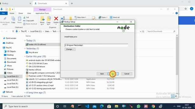 how to install node js смотреть онлайн