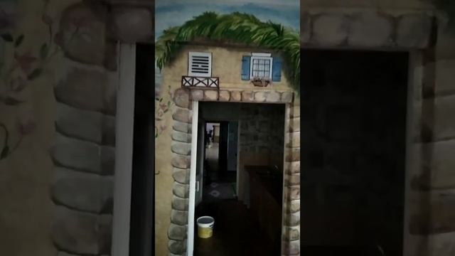 Раздельная, роспись стен детского сада смотреть онлайн
