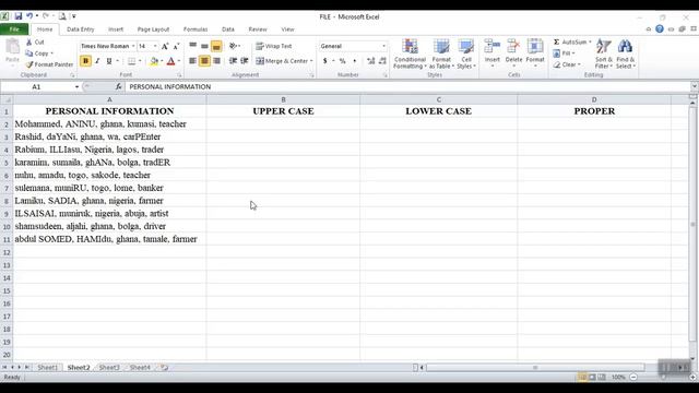DATA CLEANING IN MICROSOFT EXCEL 2019 смотреть онлайн