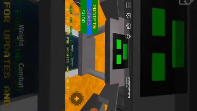 Играю в Roblox режим мускул симулятор смотреть онлайн