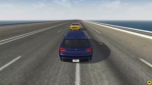 BeamNG Drive High Speed Rollover Crashes #18 смотреть онлайн